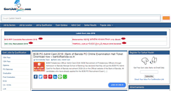 Desktop Screenshot of govtjobindia.com