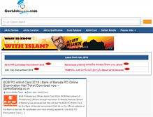 Tablet Screenshot of govtjobindia.com
